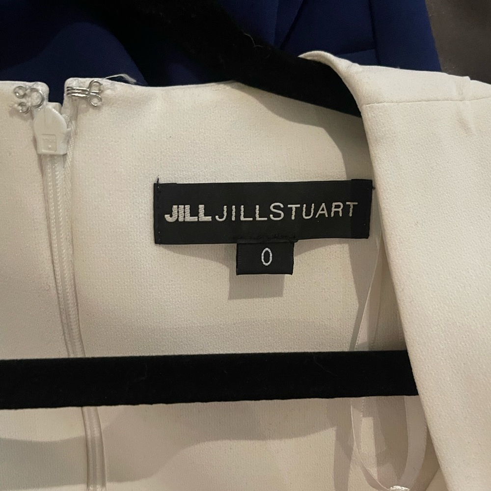 Jill Stuart Black and White floor length dress 0
